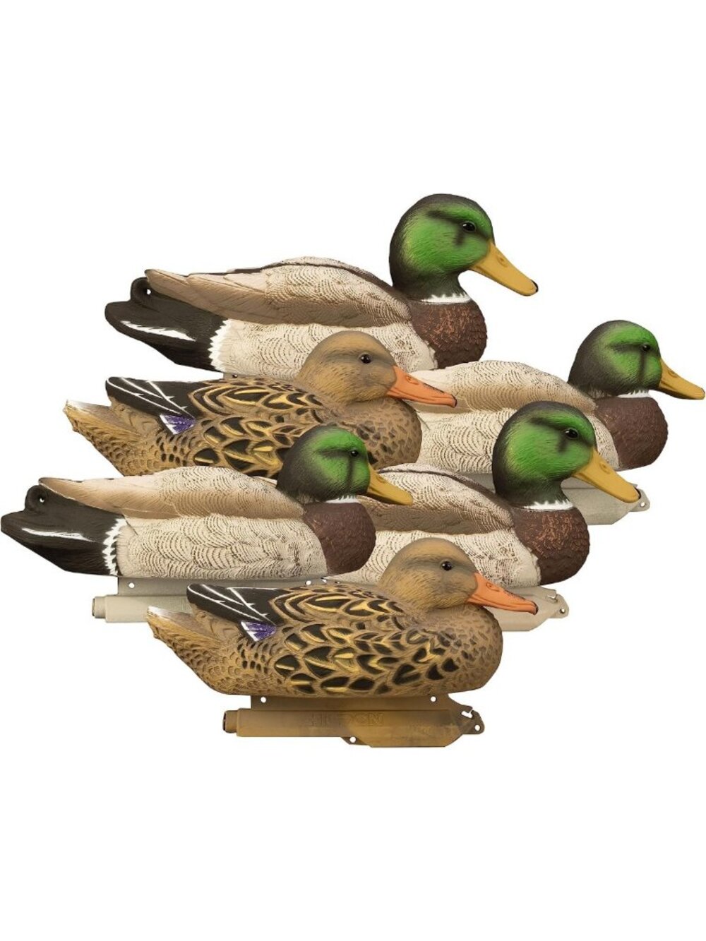 Ultra Realistic Mallard Duck Decoys Set | 6-Pack Foam-Filled for Waterfowl